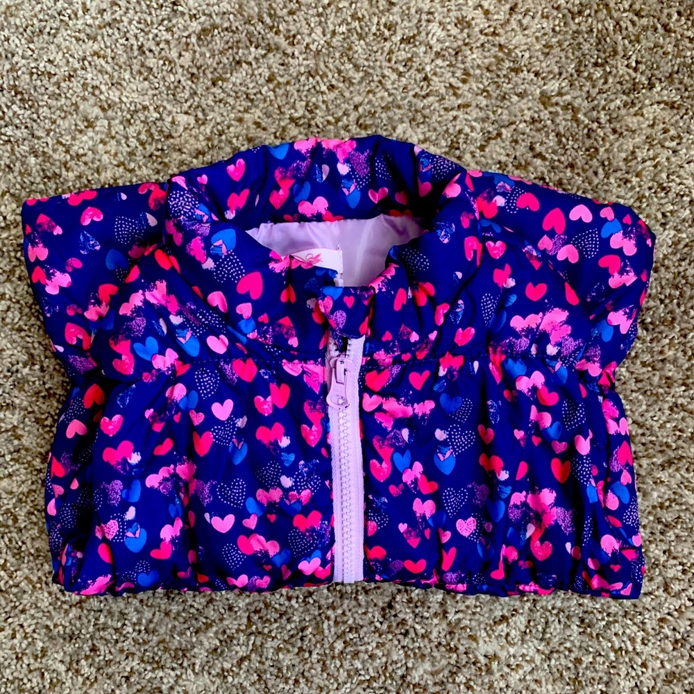 Grane Girls Heart Puffer Vest!